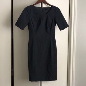 Navy blue business dress